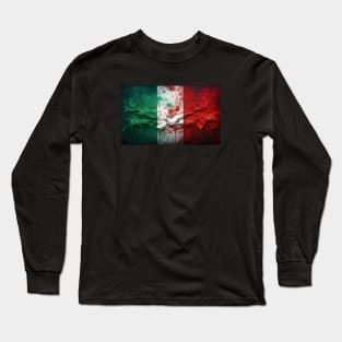 Italy in Stripes Long Sleeve T-Shirt